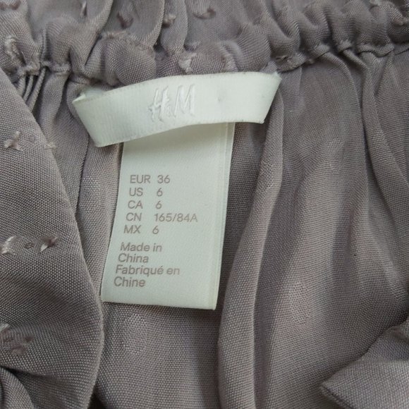 Dusty Mauve ruffled neck blouse - Picture 3 of 4